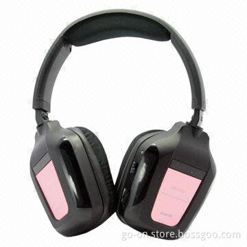 Dual-channel Infrared Headphone for Car Use, 2 Pieces of AAA Batteries Power Supply